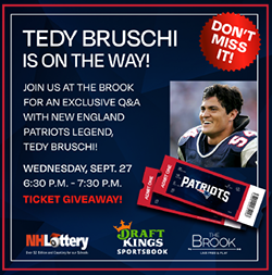 tedy bruschi is on the way!