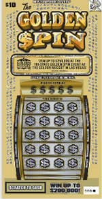 $10 The Golden Spin ticket